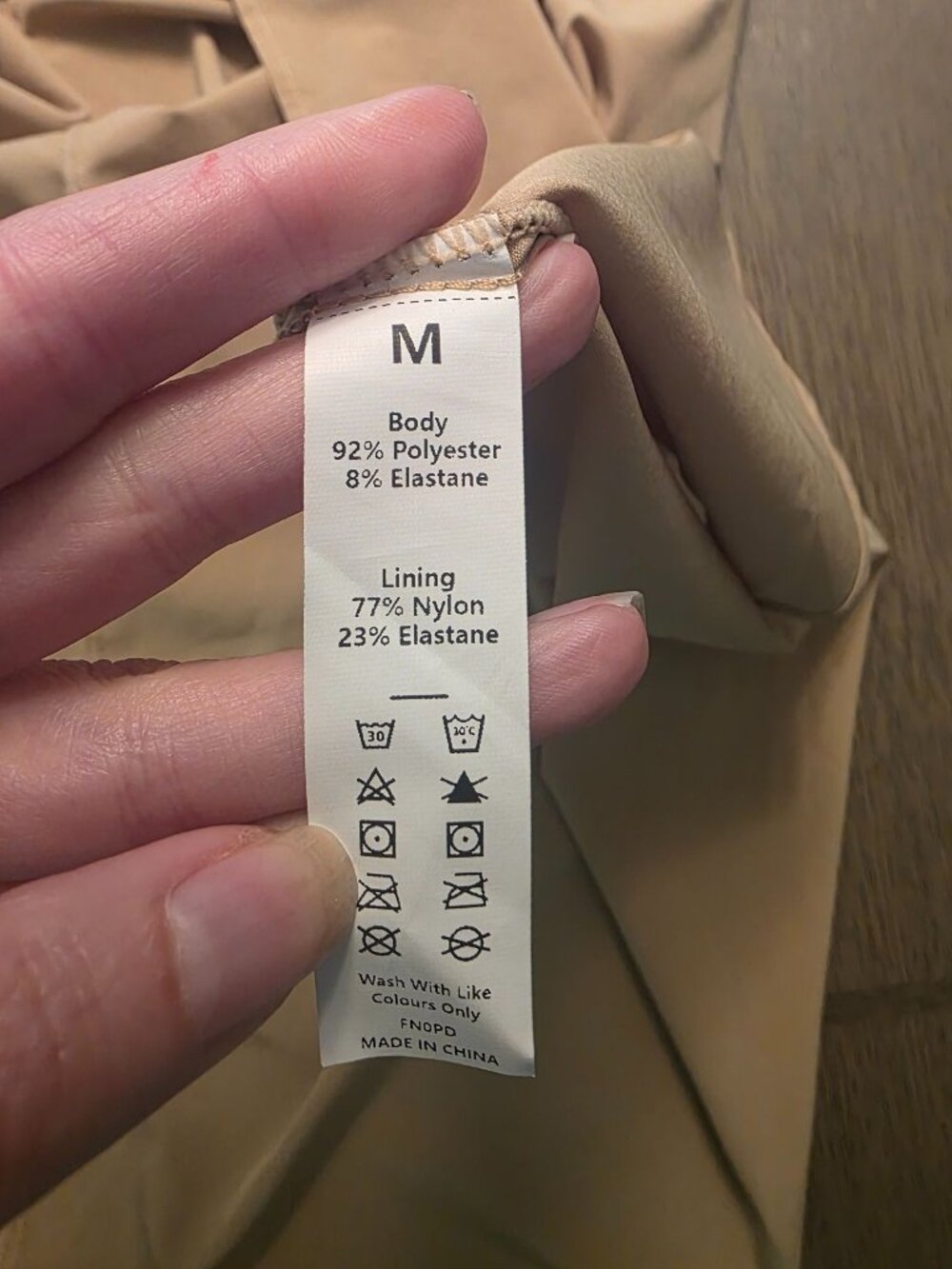 Halara Tan Lightweight Hi Lo Hem Padded Performance Tank Maxi Dress M NEW - Picture 9 of 9
